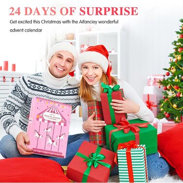 Адвент-календар краси 2025 з вишуканою косметикою, 24 елементи - найкращий подарунок для дівчаток, жінок та підлітків - для різноманітного, розкішного та стильного різдвяного сезону та фестивалю