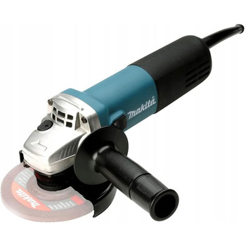 Кутова шліфувальна машина 125 мм, 840 Вт, чорна/синя одинарна, 9558NBRZ