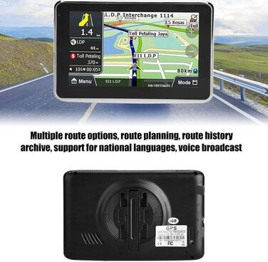 Універсальний GPS-навігатор Ymiko з 5-дюймовим сенсорним екраном, GPS-навігатор DDR256M, 8G, MP3, FM, карта Європи, 508 відео