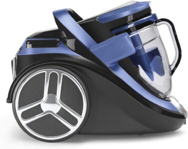 Безмішковий пилосос 550 Вт об'єм пилу 2,5 л низький рівень шуму компактний розмір вкл. аксесуари синій 33, 3 x 30 x 43, 5 см парке