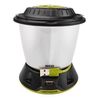 Ліхтар для кемпінгу Goal Zero GROCA Goal Zero унісекс 32009 Lighthouse Core LED 430 лм на батарейках 350 г чорний, жовтий, один розмір