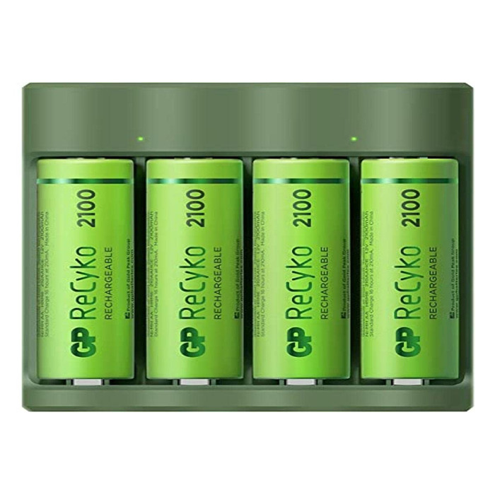 Комплект із 4 USB-зарядних пристроїв/касет GP, 2 порти