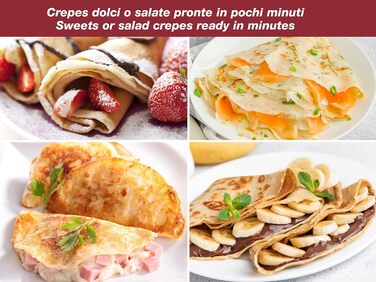 Електричний млинець червоний і чорний, електрична млинниця 800 Вт з ручкою, 710Y