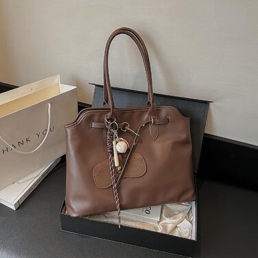 Жіноча сумка unisoul - сутула сумка - велика шкіряна сумка з верхньою ручкою, сумки через плече, жіноча сумка для коледжу для робо