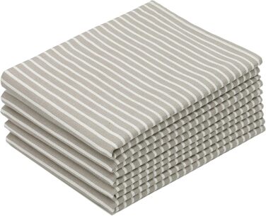 Набір з 5 бавовняних чайних рушників розміром 50x70 см - добре поглинаючі та міцні кухонні рушники - можна прати при температурі д