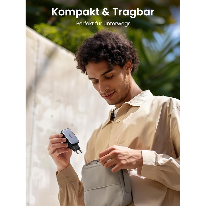 Зарядний пристрій 100 Вт Mini GaN Зарядний пристрій 3-Port PD Блок живлення Компактний швидкий зарядний пристрій PPS 45 Вт Сумісни