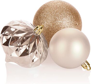 Набір різдвяних прикрас 19 предметів рожеві com-four