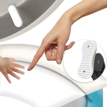 Дитяче сидіння для унітазу KIDIZ, крісло для унітазу зі сходинками та ручками, Складне дитяче сидіння для унітазу, горщик, горщик,