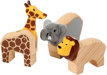 Великий ігровий набір залізниці BRIO World Safari іграшка для дітей від 3 років