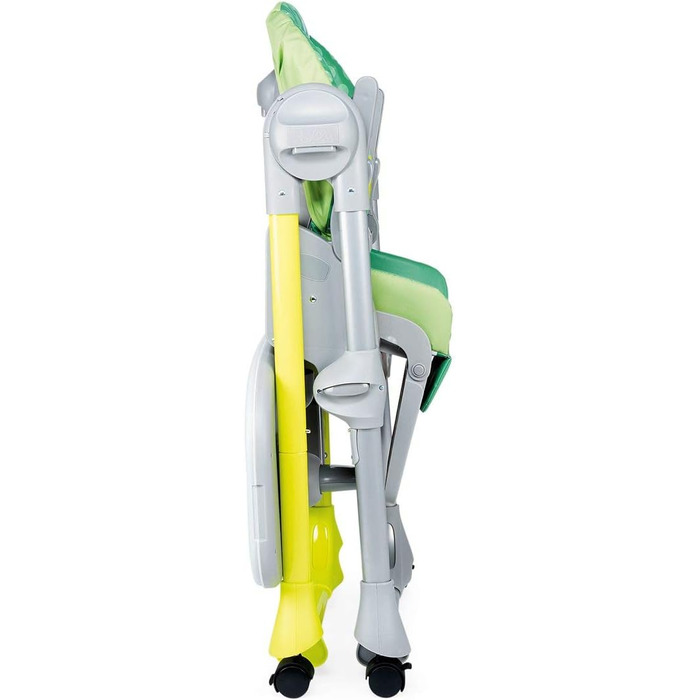 Стільчик для годування та дитяче сидіння з регульованою висотою та підставкою для ніг, 4 колеса, компактне закриття від 6 місяців