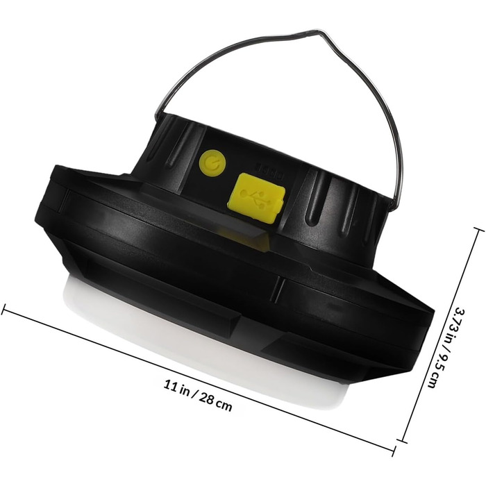 Сонячний кемпінговий ліхтар Hemobllo з регульованим портативним ліхтарем для кемпінгу, кемпінгу та намету, акумуляторний, USB-кабель, аварійне освітлення