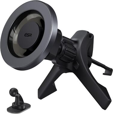 Автомобільний тримач для мобільного телефону ESR для автомобільного кріплення Magsafe, вентиляційний / приладовий магнітний автомо