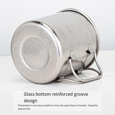 Складана кемпінгова кружка, 450 мл, 70 г, надлегка кружка для окропу, подорожей на природі, походів, пікніків та походів (зелена)