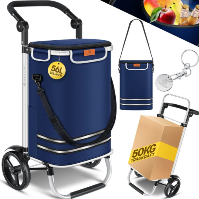 Візок для покупок KESSER 56 л складаний з охолоджувальним відділенням