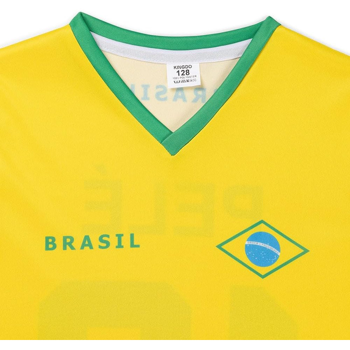 Комплект бразильської футбольної майки Home Pel - Діти та дорослі - Хлопчики - Чоловіки - Спортивний одяг - Подарунки - Спортивні футболки - Спортивний одяг 152