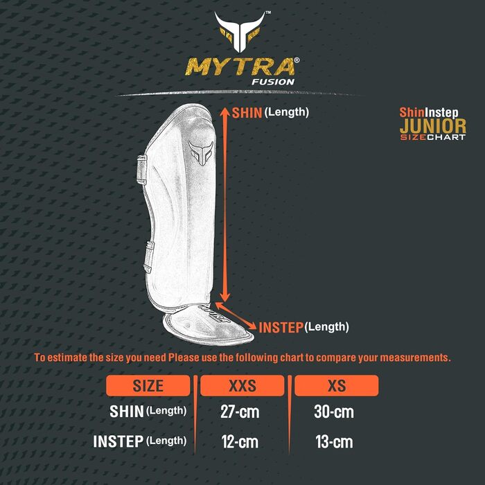 Дитячі щитки для гомілок Mytra Fusion для кікбоксингу, накладки на гомілки для ММА, муай-тай, бойових мистецтв, кікбоксингу, тренувань, чорні XS