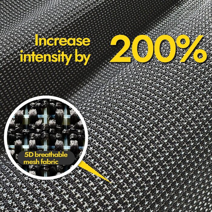 Ергономічне офісне крісло з адаптивною спинкою, письмове крісло з 4D підлокітниками, регульованою глибиною сидіння, поперековою опорою та 2D підголівником, крісло для керівника з повітропроникної сітки, чорного кольору