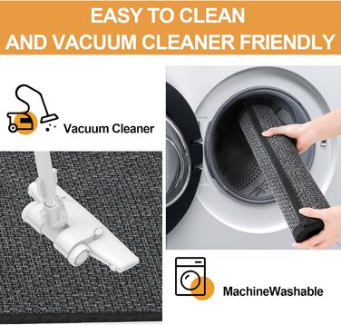 Сходинки, 4 шт. и, для дерев&39яних сходинок з нековзною гумовою основою, 100 поліестер, м&39які, стійкі до сходів, для дітей, людей похилого віку та домашніх тварин, 76,2 x 20,3 см, темно-сірі