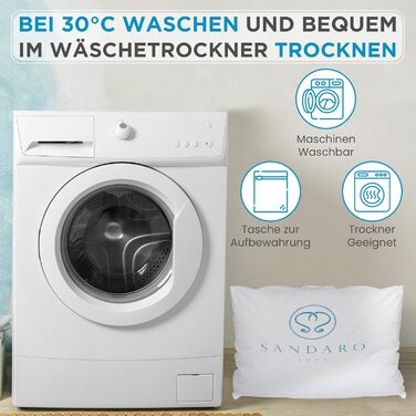 Пухово-пір&39яні подушки, 40x80 см, комплект з 2 шт., 3 камери (750 грамів) - сертифіковано Oeko-Tex 100 натуральний продукт у чохлі з чистої бавовни, подушка для сну Ultra Comfort, 2 шт. (1 упаковка), 3 камери, 40x80 см