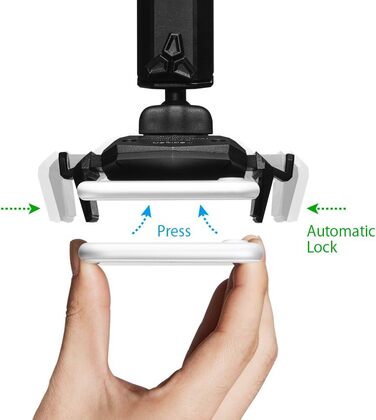 Універсальний автомобільний тримач для мобільних телефонів Spigen, що обертається на 360, для приладової панелі та лобового скла,