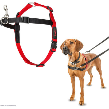 Шлейка HALTI Front Control Anti-Pull Harness, розмір L - Запобігає смиканню собаки за повідок, М&39яко контролює собаку за область грудей, Легко регулюється та використовується