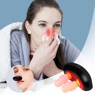 Терапія червоним світлом для носа No More Colds, терапія червоним світлом для носа Nomorecolds, назальна терапія червоним світлом Respirelief (1PCS)