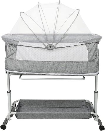 Дитячі ліжечка, дитяче ліжечко, ліжечко з колесами, дорожнє ліжечко, розкладне дитяче ліжечко з м&39яким матрацом, портативне, дитяче ігрове ліжечко з москітною сіткою (113 * 66 * 84 см) 113*66*84 см