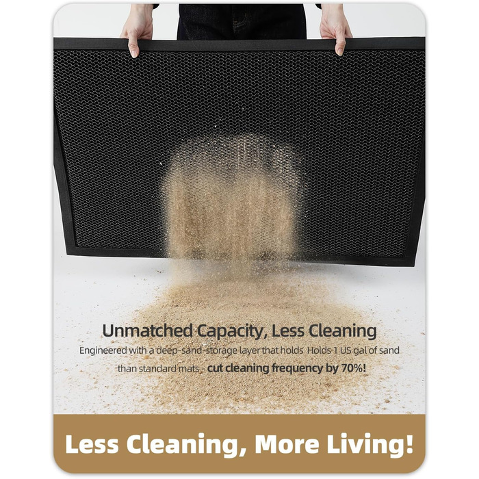 КОЛІР І ГЕОМЕТРІЯ Килимок для вловлювання бруду 43x76 см, Брудовідштовхувальний з низьким профілем, Вуличний килимок для дверей, Килимок для входу, Нековзний, Легко чиститься, Килимки для дверей, Килимки для вхідних дверей, Сірий 43 x 76 см (Прямокутний),