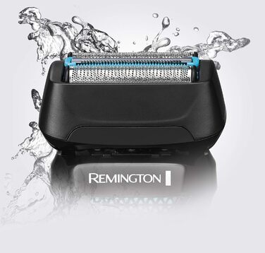 Чоловіча електробритва Remington F6 Aqua (бритва для вологого та сухого гоління, 100 водонепроникна, розкладний тример для детального та довгого волосся, літієва батарея 60 хв, функція заряджання через USB) Сітчаста бритва F6000