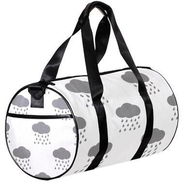 Спортивна сумка, маленька дорожня сумка, сумка для шопінгу та йоги, колір Сірий дощ, сумка для фітнесу на відкритому повітрі, ручна поклажа