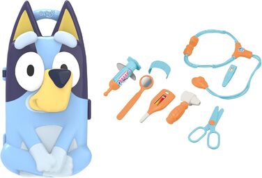 Медичний набір Bluey Включає 10 аксесуарів з сумкою для перенесення Медичний ігровий набір для дітей Набір невідкладної медичної допомоги для дітей Рольова іграшка для навчання від 3 років