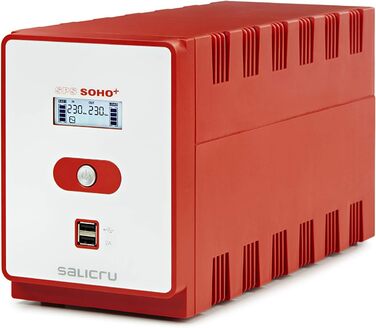 ДБЖ SALICRU SPS 1200 SOHO (лінійний інтерактивний ДБЖ 500 ВА - 2200 ВА з подвійним зарядним пристроєм USB) (1600 ВА)