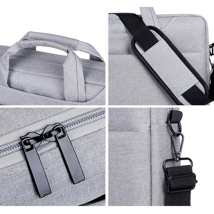 Сумка через плече COSSIKA, ноутбук 14-15 дюймів, ділова сумка для чоловіків і жінок, велика місткість, сумка через плече