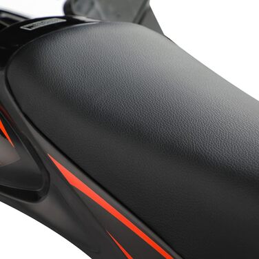 Санки Monzana кермові з гальмами, 75 кг чорно-червоні