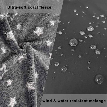 Муфта для ніг CozyMe, зимовий чохол для коляски для малюків, легке регулювання температури, люлька для немовляти, водонепроникна к