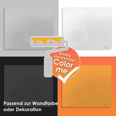 Інфрачервоний настінний обігрівач KESSER, радіатор, нагрівальна панель 425-550 Вт (1 x 550 Вт) 550 Вт, білий колір з вбудованим термостатом