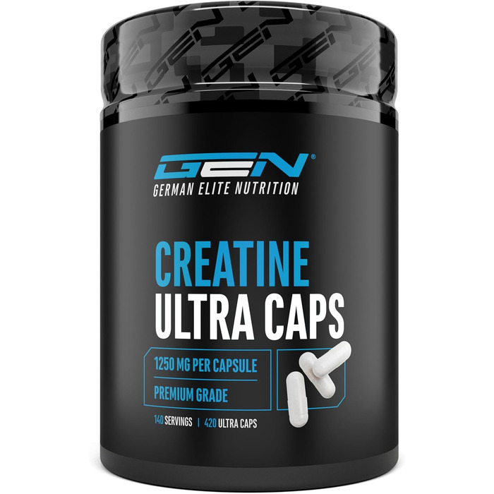 Капсули креатину Creatine Ultra – 420 шт. (1250 мг креатину моногідрату в кожній)
