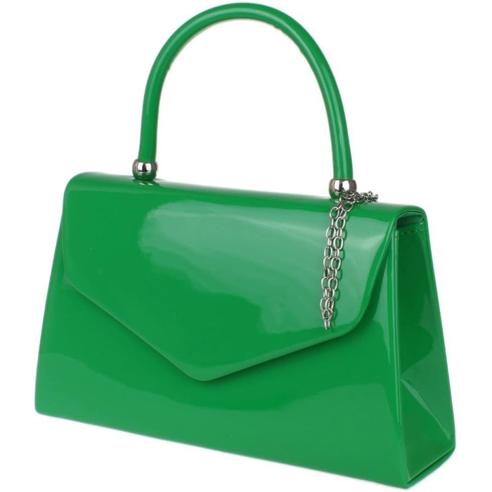 Жіночі сумочки-клатчі, твердий міні-валіза, зелений колір