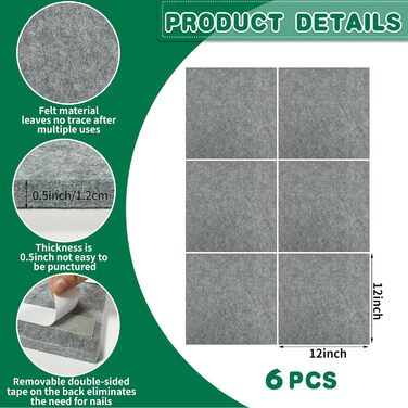 Захист стіни для мішень для дартсу Самоклеюча рамка для мішень для дартсу, ДВП для захисту стіни, рамка для мішень для дартсу, задня панель зони для дартсу Коркові панелі для прямокутних мішень для дартсу