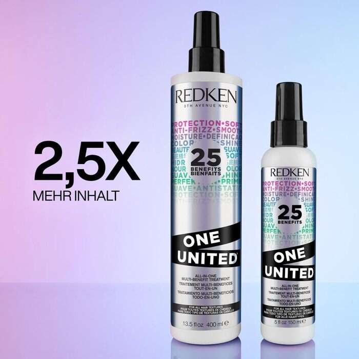 Зволожувальний спрей-догляд Redken One United 25-в-1, 150 мл