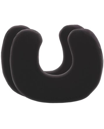 Чорна наволочка, подвійна упаковка, ідеально підходить для подушок для шиї ANDAR, бавовна Mako (подвійний трикотаж), не мнеться та можна сушильною машиною, 2 наволочки на блискавці, сертифіковано Oeko-Tex