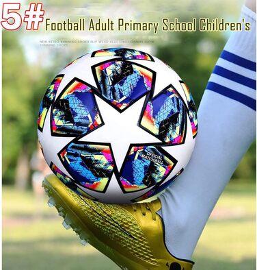 Футбольний м&39яч VOMI офіційного розміру 5, використовується професійними клубами, спортивно-тренувальна ліга з футболу, тренувальний м&39яч для дорослих та дітей, матчевий м&39яч, синій