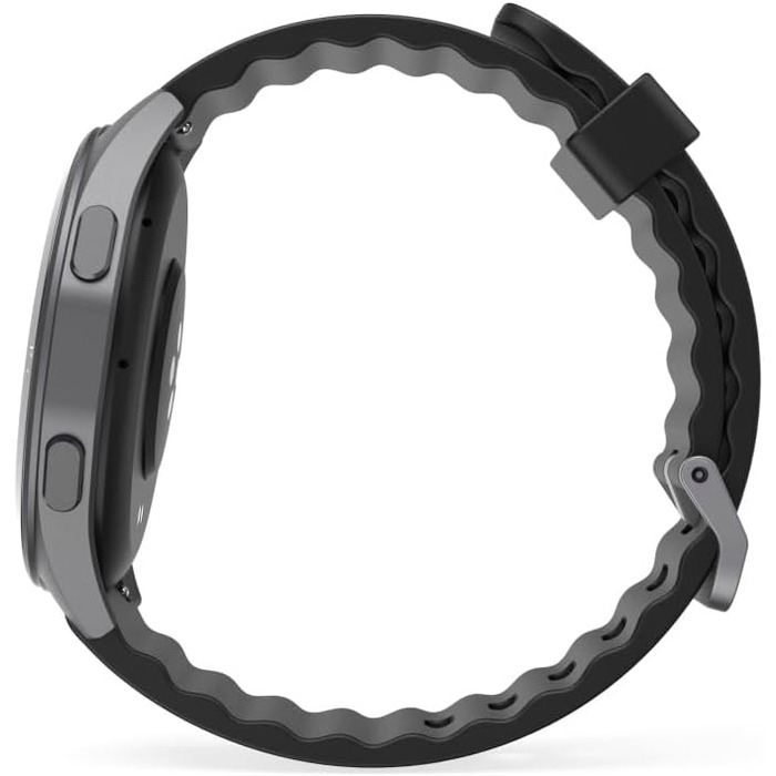 Розумний годинник Hama (кольоровий AMOLED-дисплей 1,43 дюйма, GPS, функція телефону, водонепроникний, WhatsApp, голосовий помічник, трекер сну, 110 спортивних режимів плани тренувань, крокомір, пульсометр, калорії тощо) чорний