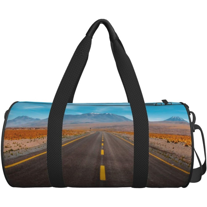 Дорожня сумка Пустельна траса, спортивна сумка для чоловіків та жінок, сумка-мішок, спортивна сумка