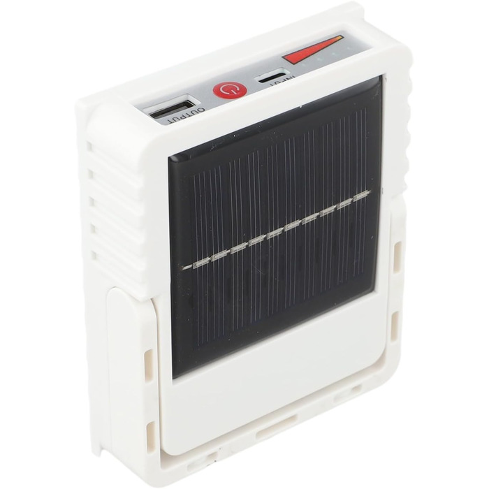 Сонячний кемпінговий ліхтар зі світлодіодом, 1200 мАг, функція заряджання через USB, перезаряджається для мобільних пристроїв, яскраве освітлення для кемпінгу та надзвичайних ситуацій, колір помаранчевий