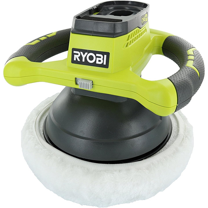 В літій-іонний 25,4 см 2500 об/хв акумуляторний орбітальний буфер/полірувальник з 2 насадками (акумулятор не входить до комплекту,