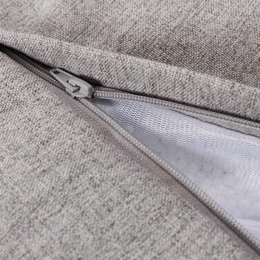 Пуф-мішок Lumaland (50 л) Компактний крісло-мішок з функцією 3-в-1 зручний стілець, практичний бічний столик та стильна підставка для ніг З гнучким наповнювачем з пінополістиролу Ø 25 x 45 см Світло-сірий