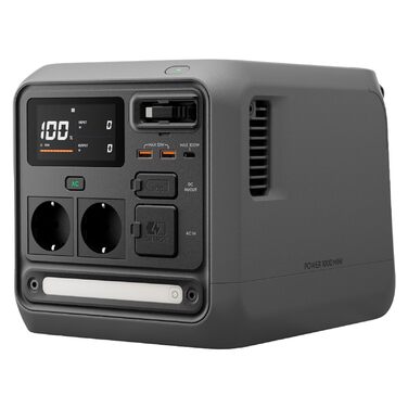 Портативна зарядна станція DJI Power 1000 Mini, LFP-акумулятор 1008 Втгод, чорна