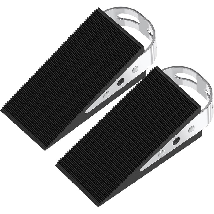 Гумовий дверний клин FLORA GUARD в упаковці 2 шт. - можна складати Високоефективний дверний клин, стійкий до подряпин, нековзний,