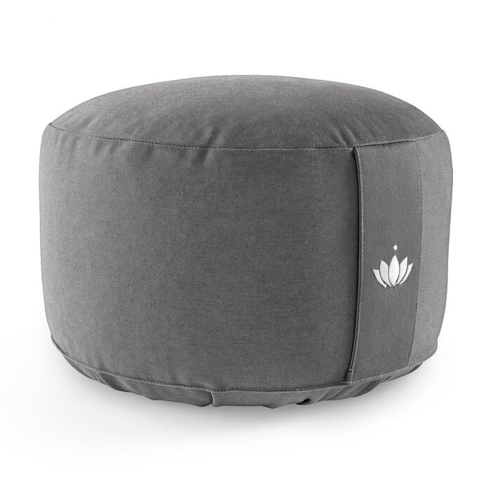 Подушка для медитації Lotuscrafts, надзвичайно висока з висотою сидіння 20 см, подушка для йоги з наповнювачем зі спельти, кругла подушка для йоги, кругла подушка для підлоги, подушка для медитації для йоги, чохол, який можна прати, сертифікована GOTS, ан